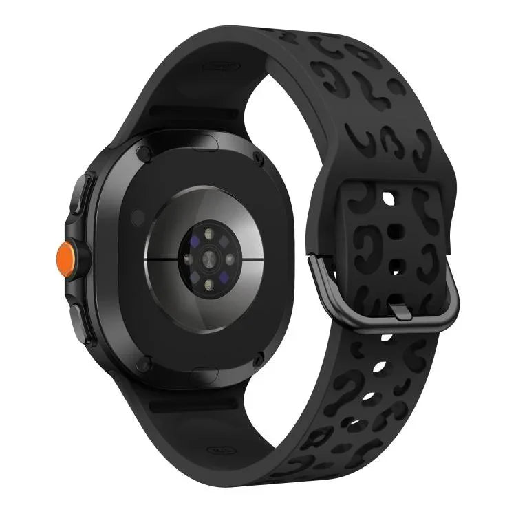 ヒョウ柄シリコンウォッチバンド、Samsung Galaxy Watch8 / Watch8 Classic用