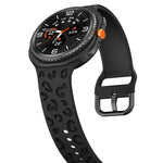 ヒョウ柄シリコンウォッチバンド、Samsung Galaxy Watch8 / Watch8 Classic用