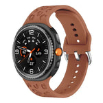 ヒョウ柄シリコンウォッチバンド、Samsung Galaxy Watch8 / Watch8 Classic用