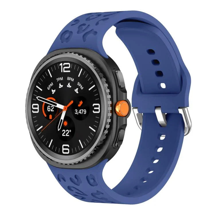 ヒョウ柄シリコンウォッチバンド、Samsung Galaxy Watch8 / Watch8 Classic用