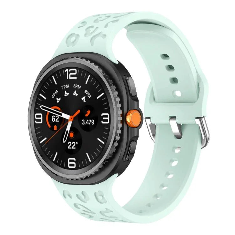 ヒョウ柄シリコンウォッチバンド、Samsung Galaxy Watch8 / Watch8 Classic用