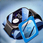 フルスクリーン 防指紋 HD ポジショニング 簡単取り付け 時計強化ガラスフィルム、Apple Watch Ultra 3 / 2 / 1 49mm 用