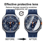 フルスクリーン防指紋HD位置合わせ簡単装着ウォッチ強化ガラスフィルム、Samsung Galaxy Watch Ultra 2025用、Samsung Galaxy Watch8 44mm用、Samsung Galaxy Watch8 40mm用、Samsung Galaxy Watch Ultra 47mm用