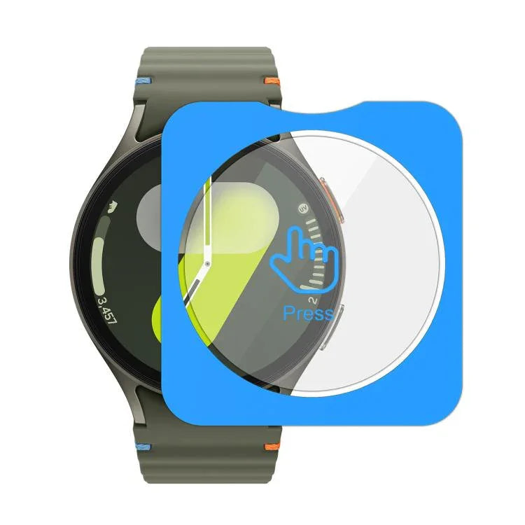フルスクリーン防指紋HD位置合わせ簡単装着ウォッチ強化ガラスフィルム、Samsung Galaxy Watch Ultra 2025用、Samsung Galaxy Watch8 44mm用、Samsung Galaxy Watch8 40mm用、Samsung Galaxy Watch Ultra 47mm用