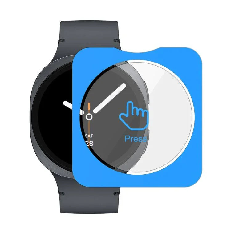 フルスクリーン防指紋HD位置合わせ簡単装着ウォッチ強化ガラスフィルム、Samsung Galaxy Watch Ultra 2025用、Samsung Galaxy Watch8 44mm用、Samsung Galaxy Watch8 40mm用、Samsung Galaxy Watch Ultra 47mm用