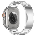 H型 クイックリリース バタフライバックル ステンレススチール 時計バンド、Apple Watch 44mm / 45mm / 46mm / 49mm 用、Apple Watch 42mm / 41mm / 40mm / 38mm 用