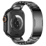 H型 クイックリリース バタフライバックル ステンレススチール 時計バンド、Apple Watch 44mm / 45mm / 46mm / 49mm 用、Apple Watch 42mm / 41mm / 40mm / 38mm 用