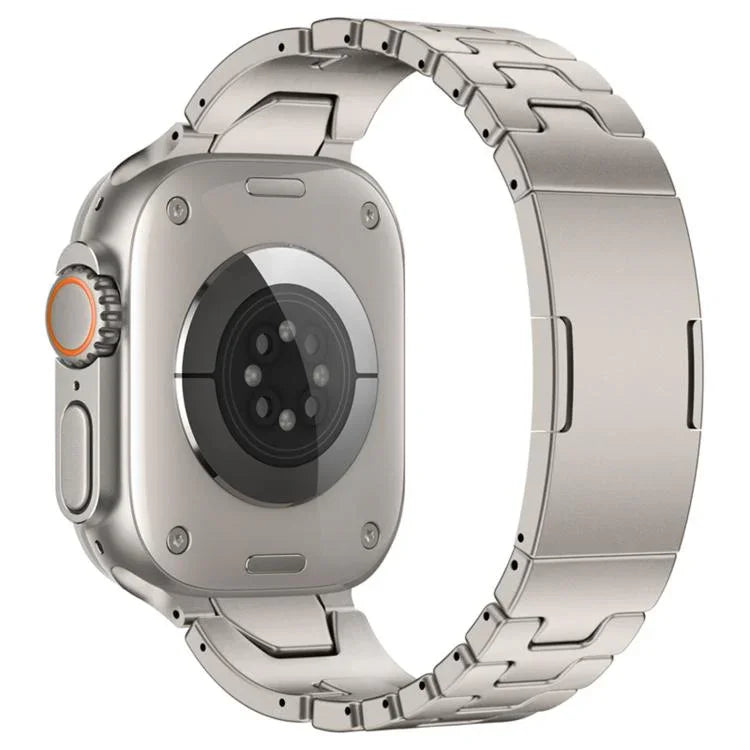 H型 クイックリリース バタフライバックル ステンレススチール 時計バンド、Apple Watch 44mm / 45mm / 46mm / 49mm 用、Apple Watch 42mm / 41mm / 40mm / 38mm 用