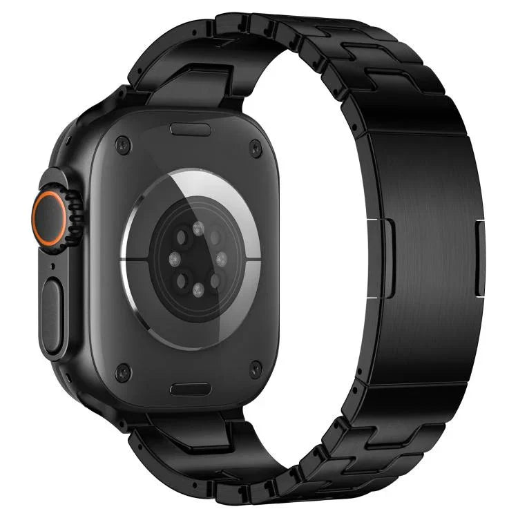 H型 クイックリリース バタフライバックル ステンレススチール 時計バンド、Apple Watch 44mm / 45mm / 46mm / 49mm 用、Apple Watch 42mm / 41mm / 40mm / 38mm 用