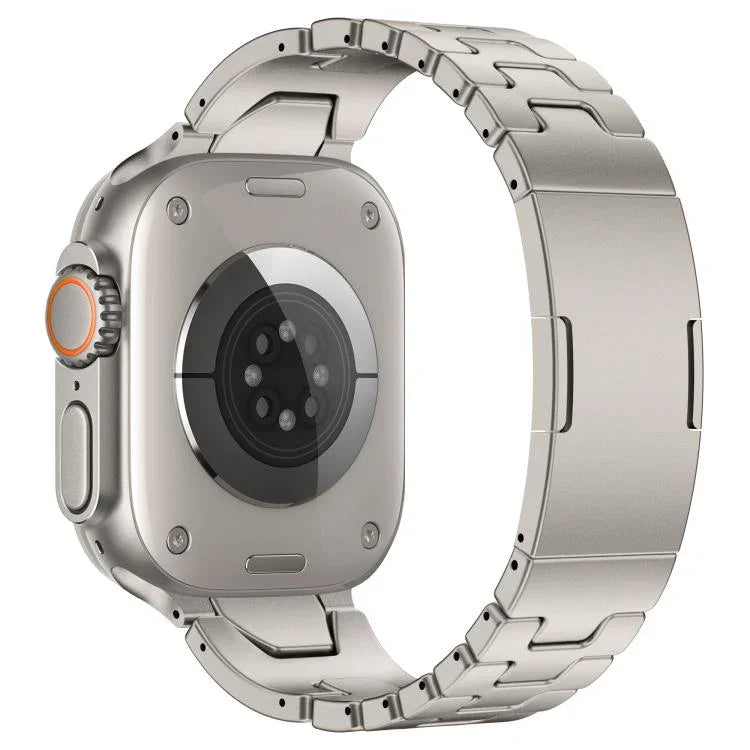 H型 クイックリリース バタフライバックル ステンレススチール 時計バンド、Apple Watch 44mm / 45mm / 46mm / 49mm 用、Apple Watch 42mm / 41mm / 40mm / 38mm 用
