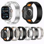 H型 クイックリリース バタフライバックル ステンレススチール 時計バンド、Apple Watch 44mm / 45mm / 46mm / 49mm 用、Apple Watch 42mm / 41mm / 40mm / 38mm 用