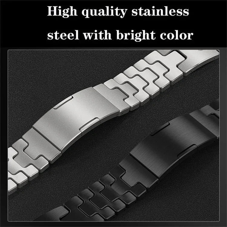 H型 クイックリリース バタフライバックル ステンレススチール 時計バンド、Apple Watch 44mm / 45mm / 46mm / 49mm 用、Apple Watch 42mm / 41mm / 40mm / 38mm 用