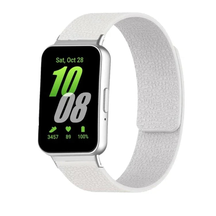ライチテクスチャーソフトマグネティックシリコンウォッチバンド、Samsung Galaxy Fit3用