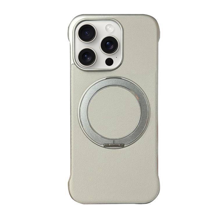 フレームレスレザー調PC MagSafeホルダー付きスマホケース、iPhone 16 Plus用、iPhone 16用、iPhone 15 Pro Max用、iPhone 15 Pro用、iPhone 15 Plus用、iPhone 15用