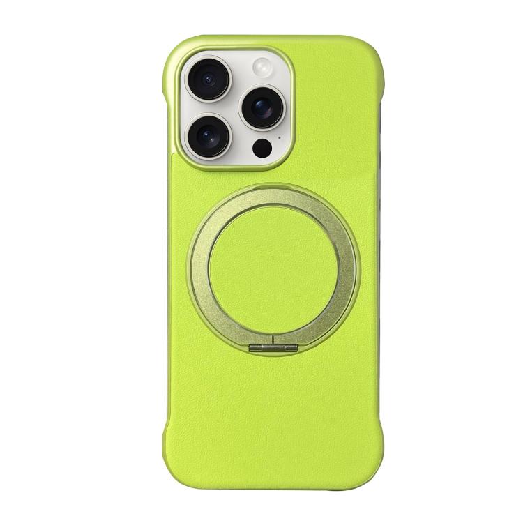 フレームレスレザー調PC MagSafeホルダー付きスマホケース、iPhone 16 Plus用、iPhone 16用、iPhone 15 Pro Max用、iPhone 15 Pro用、iPhone 15 Plus用、iPhone 15用