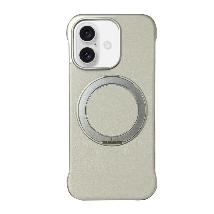 フレームレスレザー調PC MagSafeホルダー付きスマホケース、iPhone 16 Plus用、iPhone 16用、iPhone 15 Pro Max用、iPhone 15 Pro用、iPhone 15 Plus用、iPhone 15用