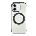フレームレスレザー調PC MagSafeホルダー付きスマホケース、iPhone 16 Plus用、iPhone 16用、iPhone 15 Pro Max用、iPhone 15 Pro用、iPhone 15 Plus用、iPhone 15用