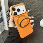 フレームレスレザー調PC MagSafeホルダー付きスマホケース、iPhone 16 Plus用、iPhone 16用、iPhone 15 Pro Max用、iPhone 15 Pro用、iPhone 15 Plus用、iPhone 15用