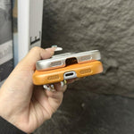 フレームレスレザー調PC MagSafeホルダー付きスマホケース、iPhone 16 Plus用、iPhone 16用、iPhone 15 Pro Max用、iPhone 15 Pro用、iPhone 15 Plus用、iPhone 15用