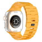 馬柄エンボス シングルピン磁気シリコンウォッチバンド、Apple Watch 46mm / 49mm / 45mm / 44mm用