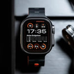 馬柄エンボス シングルピン磁気シリコンウォッチバンド、Apple Watch 46mm / 49mm / 45mm / 44mm用