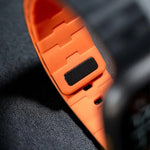 馬柄エンボス シングルピン磁気シリコンウォッチバンド、Apple Watch 46mm / 49mm / 45mm / 44mm用