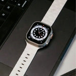 馬柄エンボス シングルピン磁気シリコンウォッチバンド、Apple Watch 46mm / 49mm / 45mm / 44mm用