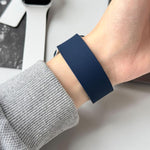 ツートーンライチテクスチャー 磁気シリコンウォッチバンド、Apple Watch 46mm / 49mm / 45mm / 44mm用、Apple Watch 42mm / 41mm / 40mm / 38mm用