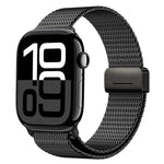 ミラネーゼ磁気バックル フルチタンメタルウォッチバンド、Apple Watch 46mm / 49mm / 45mm / 44mm用