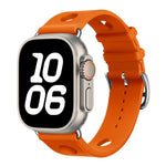 ラダーバックルホール シリコンウォッチバンド、Apple Watch 46mm / 49mm / 45mm / 44mm用、Apple Watch 42mm / 41mm / 40mm / 38mm用