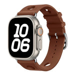 ラダーバックルホール シリコンウォッチバンド、Apple Watch 46mm / 49mm / 45mm / 44mm用、Apple Watch 42mm / 41mm / 40mm / 38mm用