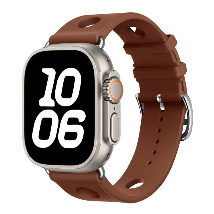 ラダーバックルホール シリコンウォッチバンド、Apple Watch 46mm / 49mm / 45mm / 44mm用、Apple Watch 42mm / 41mm / 40mm / 38mm用