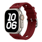 ラダーバックルホール シリコンウォッチバンド、Apple Watch 46mm / 49mm / 45mm / 44mm用、Apple Watch 42mm / 41mm / 40mm / 38mm用