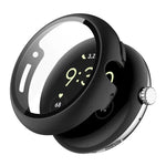 ENKAY Hat-Prince フルカバーテンパードガラスフィルム 一体型PCウォッチカバー、Google Pixel Watch 4 45mm用、Google Pixel Watch 4 41mm用