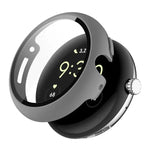 ENKAY Hat-Prince フルカバーテンパードガラスフィルム 一体型PCウォッチカバー、Google Pixel Watch 4 45mm用、Google Pixel Watch 4 41mm用
