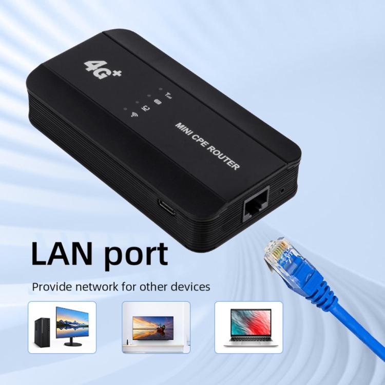 M10-LW RJ45ポート付き WPS機能 SIMカードスロット WIFI6 ポータブル4Gルーター WiFiホットスポット アメリカ版、M10-LW