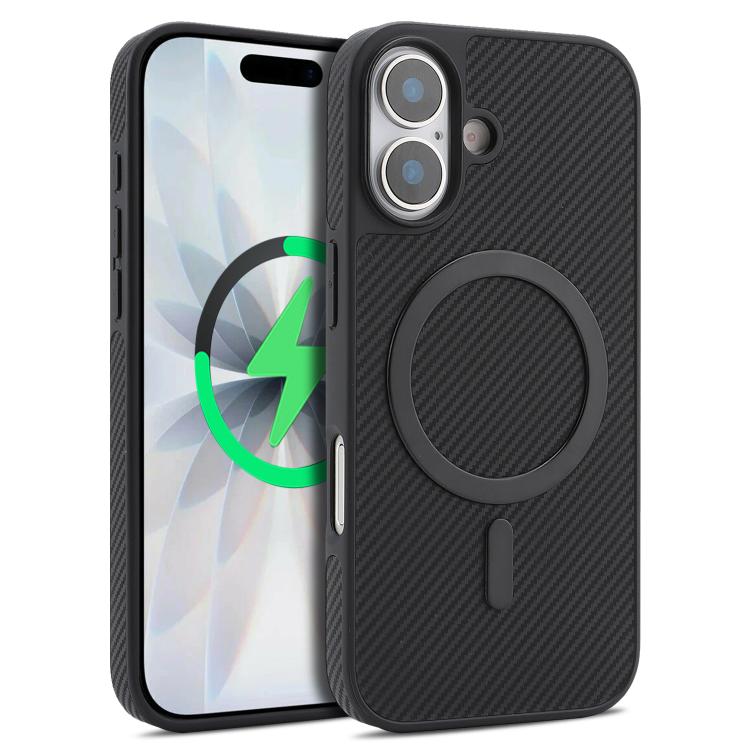 Carbon Fiber MagSafe Phone Case, For iPhone 16, For iPhone 15 Pro Max, For iPhone 15 Pro, For iPhone 15 Plus, For iPhone 15, For iPhone 14 Plus, For iPhone 14, For iPhone 14 Pro, For iPhone 14 Pro Max