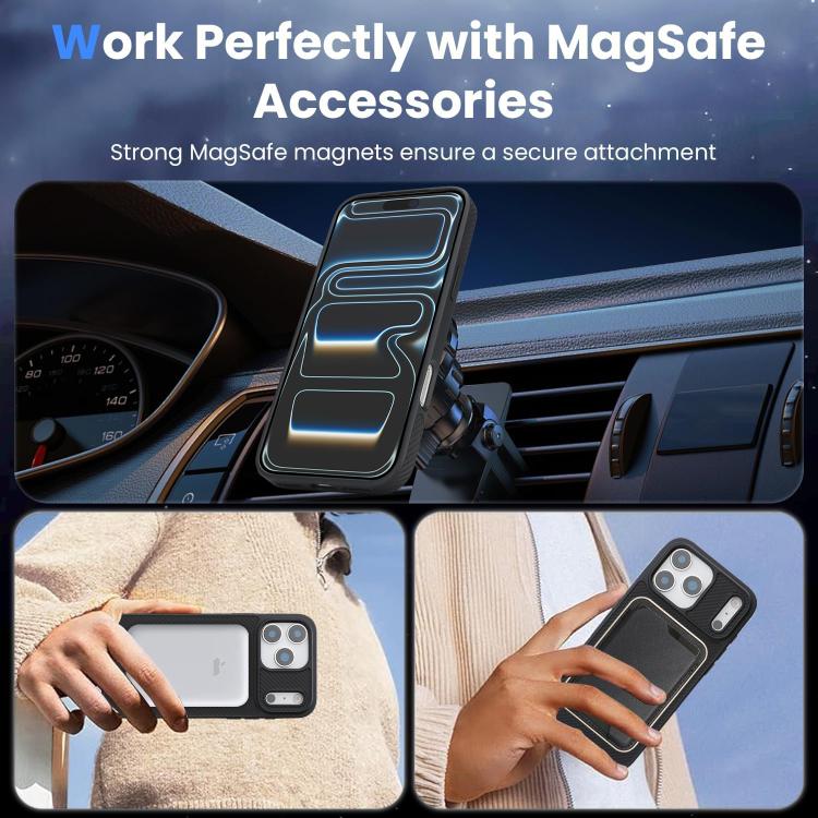 Kalebol カーボンファイバーMagSafeスマホケース、iPhone 17 Pro Max用、iPhone 17 Pro用、iPhone 17用、iPhone Air用、iPhone 16 Pro Max用、iPhone 16 Pro用、iPhone 16 Plus用、iPhone 16用