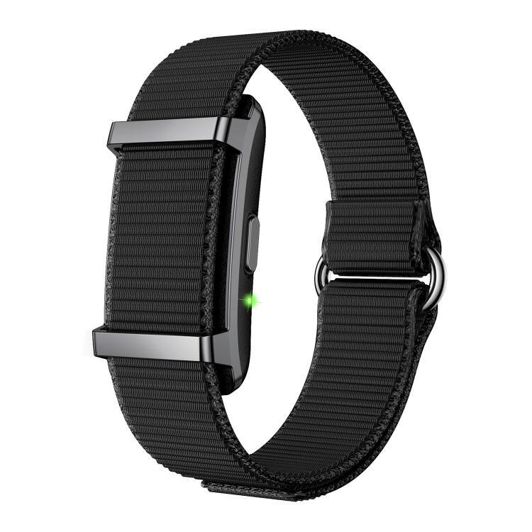 Y25 画面なし BTスマートブレスレット ナイロンストラップ、睡眠 / 心拍数モニタリング / 運動データ記録対応