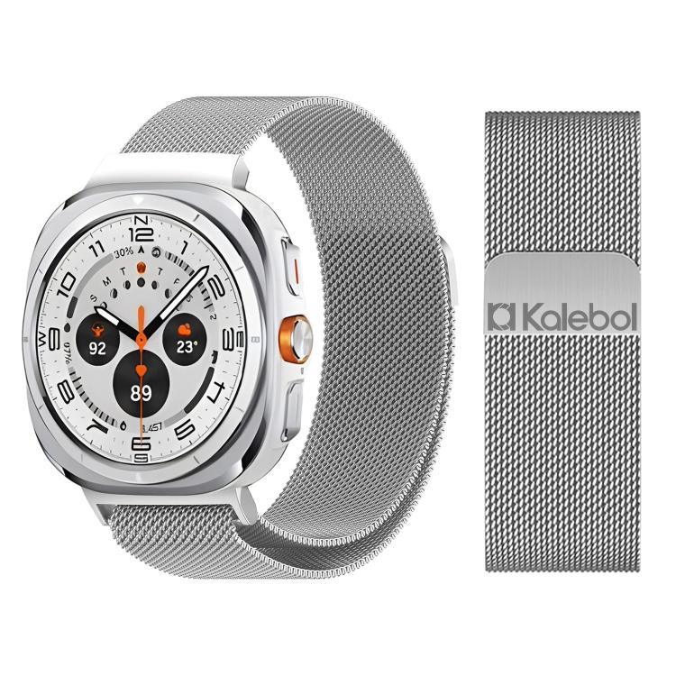 Kalebolミランマグネティックステンレススチールウォッチバンド、Samsung Galaxy Watch Ultra 47mm / Ultra 2025用