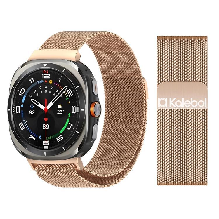 Kalebolミランマグネティックステンレススチールウォッチバンド、Samsung Galaxy Watch Ultra 47mm / Ultra 2025用