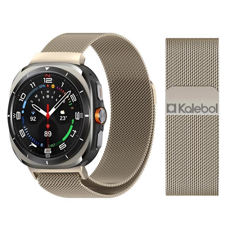 Kalebolミランマグネティックステンレススチールウォッチバンド、Samsung Galaxy Watch Ultra 47mm / Ultra 2025用