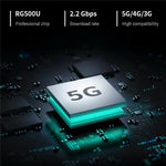 NR500 4000mAhバッテリー 5G CPEルーター SIMカードスロット デュアルバンド WiFi 6 ギガビット無線リピーター、USプラグ、EUプラグ、UKプラグ