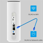 NR500 4000mAhバッテリー 5G CPEルーター SIMカードスロット デュアルバンド WiFi 6 ギガビット無線リピーター、USプラグ、EUプラグ、UKプラグ