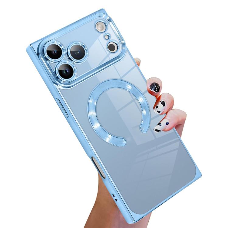 直角スクエア電気めっきCDパターンTPU MagSafeスマホケース、iPhone 17 Pro Max用、iPhone 17 Pro用、iPhone 17用、iPhone Air用、iPhone 16 Pro Max用、iPhone 16 Pro用