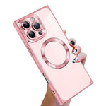 直角スクエア電気めっきCDパターンTPU MagSafeスマホケース、iPhone 16 Plus用、iPhone 16用、iPhone 15 Pro Max用、iPhone 15 Pro用、iPhone 15 Plus用、iPhone 15用