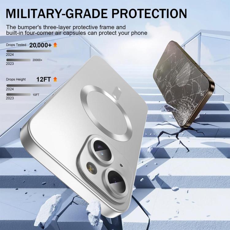 超薄型メタリックTPU MagSafeフォンケース レンズフィルム付き、iPhone 14 Plus用、iPhone 14用、iPhone 14 Pro用、iPhone 14 Pro Max用、iPhone 13 Pro Max用、iPhone 13 Pro用、iPhone 13用