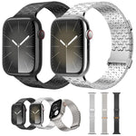 Y字型ダブル磁気ステンレススチールウォッチバンド、Apple Watch 42 / 44 / 45 / 46 / 49mm用、Apple Watch 38 / 40 / 41 / S11 42mm用