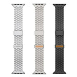 Y字型ダブル磁気ステンレススチールウォッチバンド、Apple Watch 42 / 44 / 45 / 46 / 49mm用、Apple Watch 38 / 40 / 41 / S11 42mm用