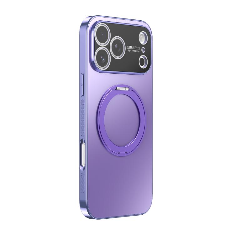 360度回転ホルダーMagSafe電気めっきスマホケース レンズカバー付き、iPhone 17 Pro Max用、iPhone 17 Pro用、iPhone 17用、iPhone Air用、iPhone 16 Pro Max用、iPhone 16 Pro用